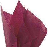 Zijdepapier - Bordeauxrood - 50x75 cm - 17 gr - 240 vel - Vloeipapier - Donkerrood