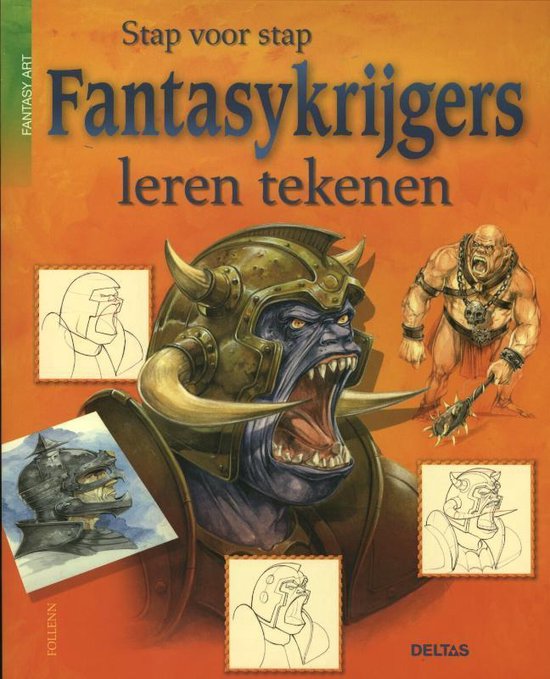 Cover van het boek 'Fantasykrijgers leren tekenen' van  Follenn