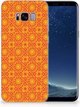 Samsung Galaxy S8 Plus TPU siliconen Hoesje Design Batik Orange