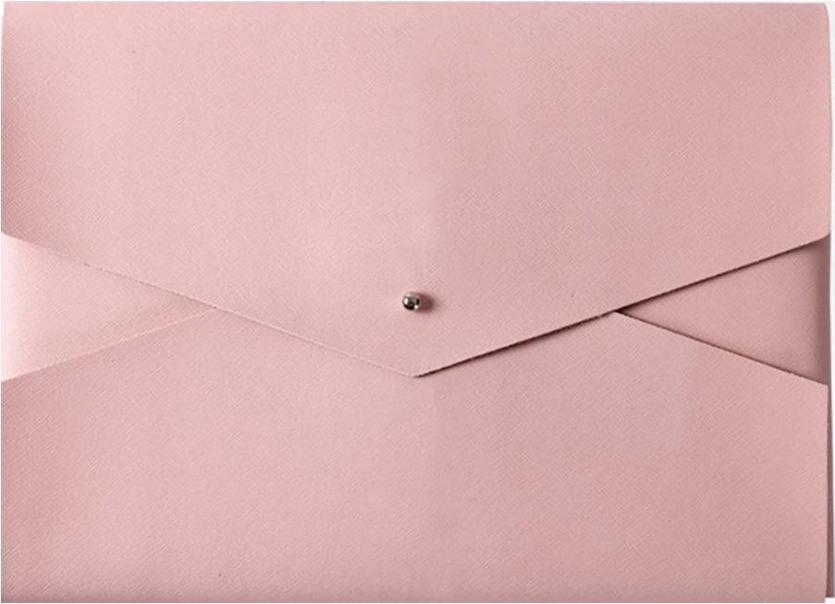 Shop4 - Geschikt voor 15 inch Laptop Hoes - Sleeve Envelop Licht Roze