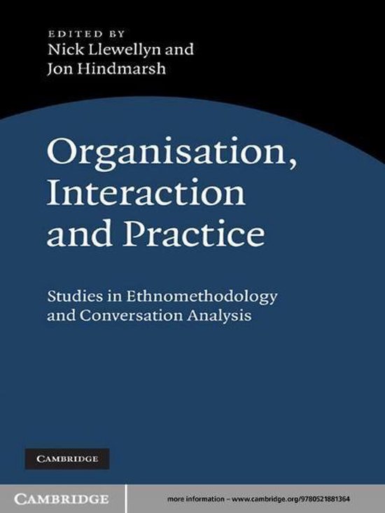 Organisation, Interaction and Practice - cover