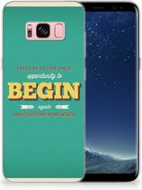 Backcover Geschikt voor Samsung S8 Quote Begin