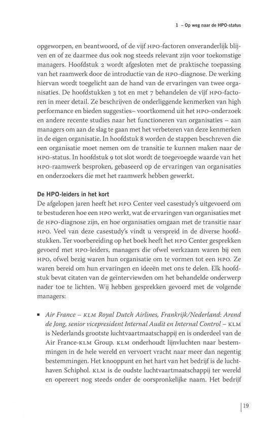 Hoe bouw je een high performance organisatie?