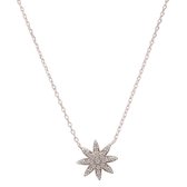 Fate Jewellery Ketting FJ495 - Star - 925 Zilver - Ingelegd met Zirkonia kristallen