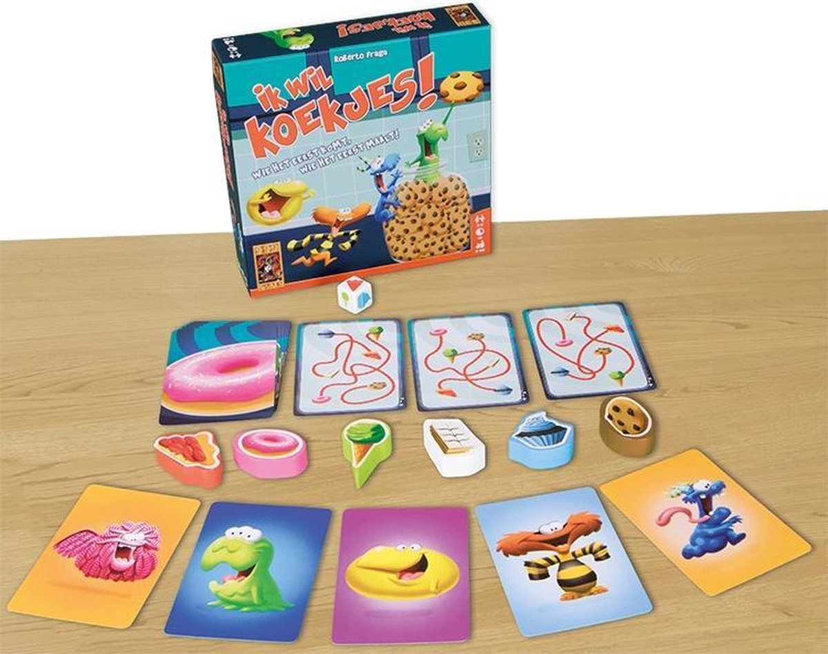 Monopoly stroom Bouwen op Ik wil koekjes! Kaartspel | Games | bol.com