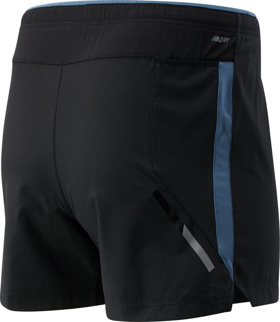 New Balance IMPACT SHORT 5IN Heren Sportbroek CHAMBRAY XL