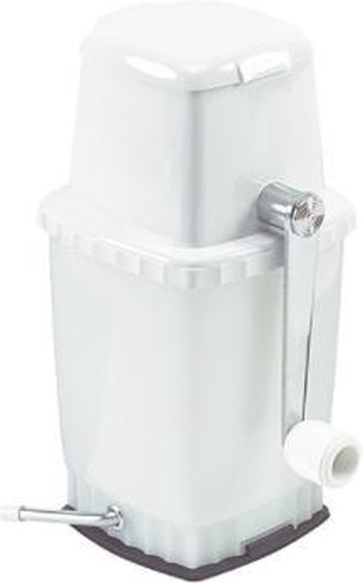 Handmatige IJscrusher / ijsvergruizer met Vacuum onderstel - voor fijne en grove vergruizing