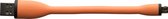 Boompods Flex MFi Lightning kabel (12,5cm) - Android – Oranje