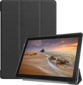 Cazy Lenovo Tab E10 hoesje - Smart Tri-Fold Case - zwart