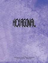Hexagonal Graph Paper Notebook 1 CM Hexagons - 160 Pages
