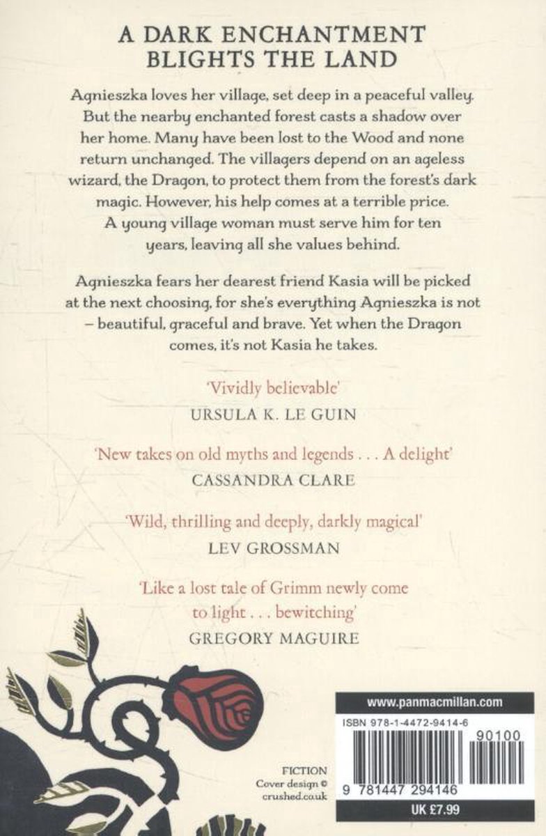 Pan Books UPROOTED, Anglais, Livre broché, 448 pages - back cover