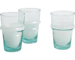glazen 'traditioneel' - set van zes - XL
