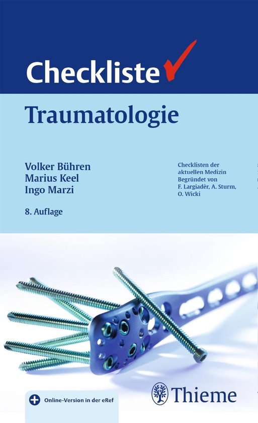 Checklisten Medizin - Checkliste Traumatologie - cover