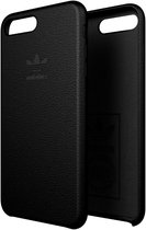adidas Originals Premium Leather Case Zwart iPhone 8+/7+ hoesje van Echt Leer
