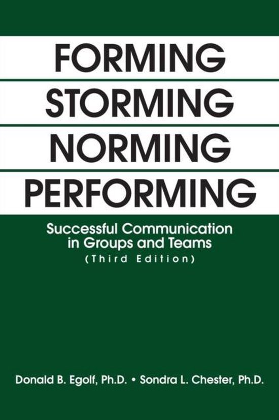 Forming Storming Norming Performing - cover