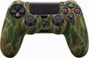 PS4 Controller Silicone Hoes Playstation 4 - Camouflage groen