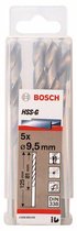 Bosch - Metaalboren HSS-G, Standard 9,5 x 81 x 125 mm