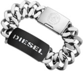 Diesel  Heren Armband DX0019040 - zilverkleurig
