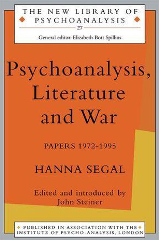The New Library of Psychoanalysis - Psychoanalysis, Literatu ... - cover