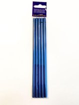 Windgong Tubes DIY - Blauw Aluminium - 6mm x 17cm - 20 Tubes