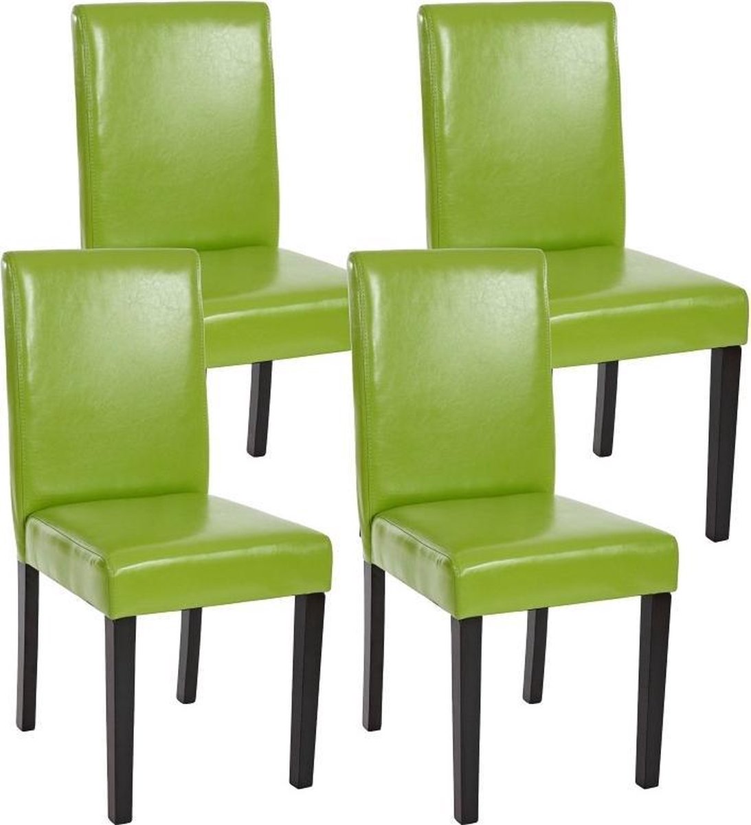 Vier eetkamerstoelen Littau Groen