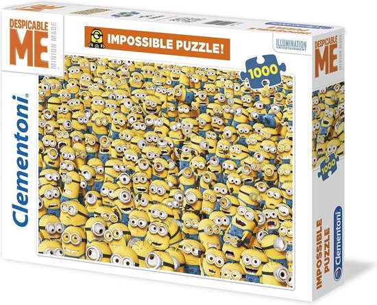 Clementoni Minions - Impossible Puzzel - 1000 Stukjes | bol.com
