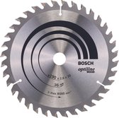 Bosch - Cirkelzaagblad Optiline Wood 190 x 20/16 x 2,6 mm, 36