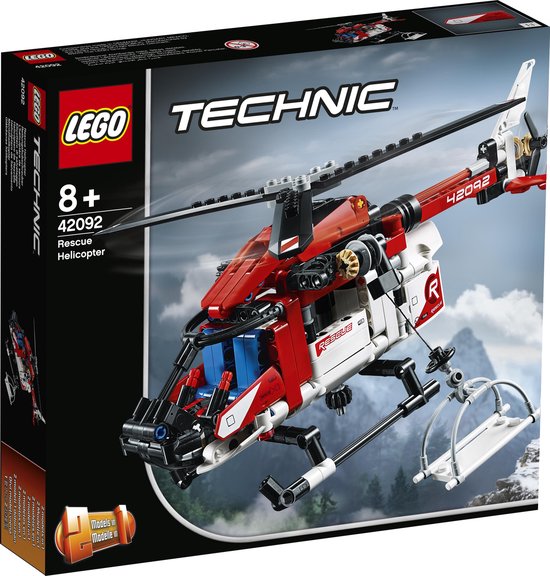 staking het dossier Pikken LEGO Technic Reddingshelikopter - 42092 | bol.com