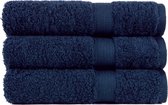 Badlaken 70x130 cm Luxor Uni Topkwaliteit Navy col 344 - 3 stuks