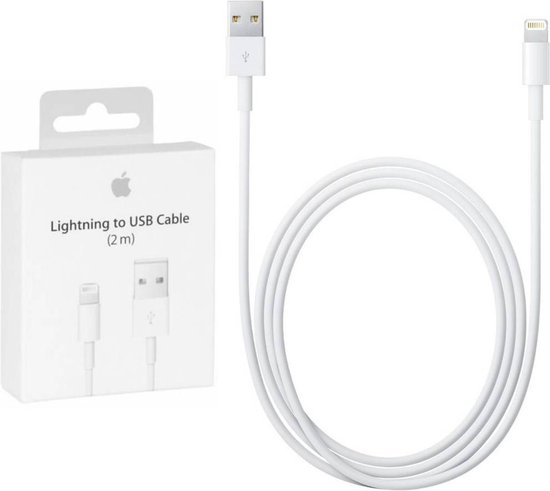 Câble USB Apple vers Lightning - 2 mètre | bol