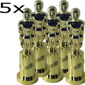 Gouden Oscar Award Beeldje 25 cm ( 5 stuks )