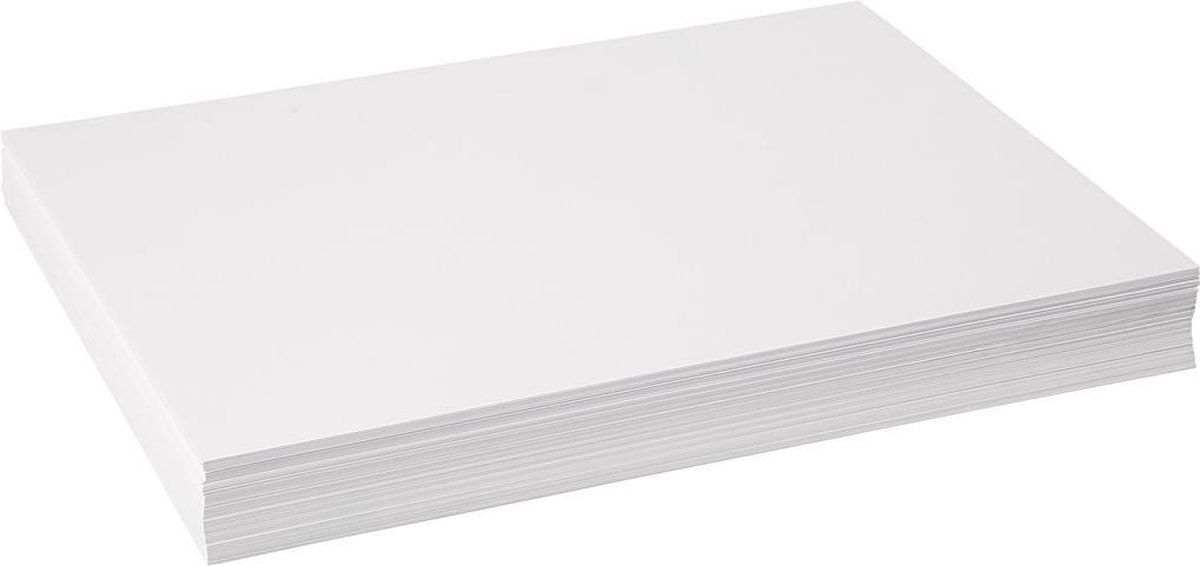 Clairefontaine 975199C – een verpakking tekenpapier, kunstleer, Japan, 25 vellen, 24 x 32 cm, 130 g, wit