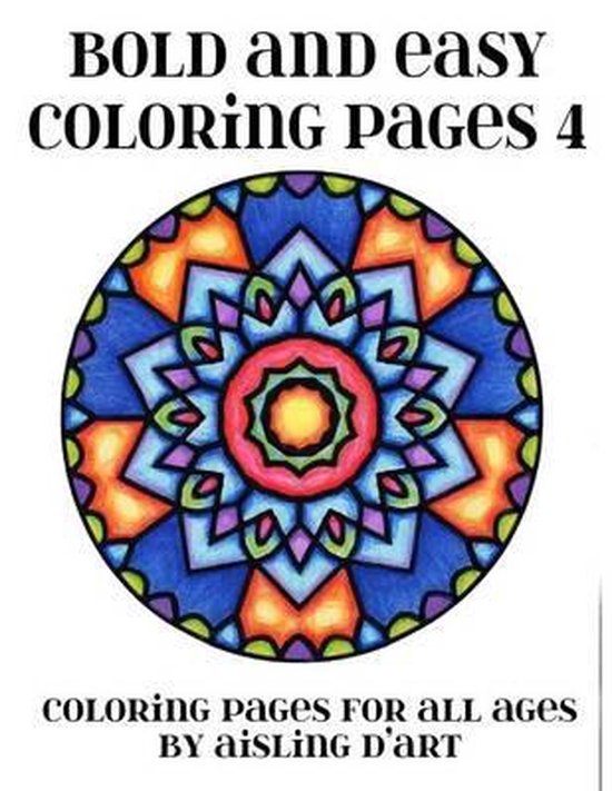 Bold and Easy Coloring Pages 4, Rose Meadows | 9781518612107 | Boeken | bol.com