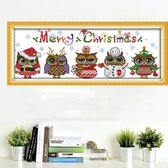 Artstudioclub®  borduurpakketten volwassenen 48×18cm  Merry Christmas