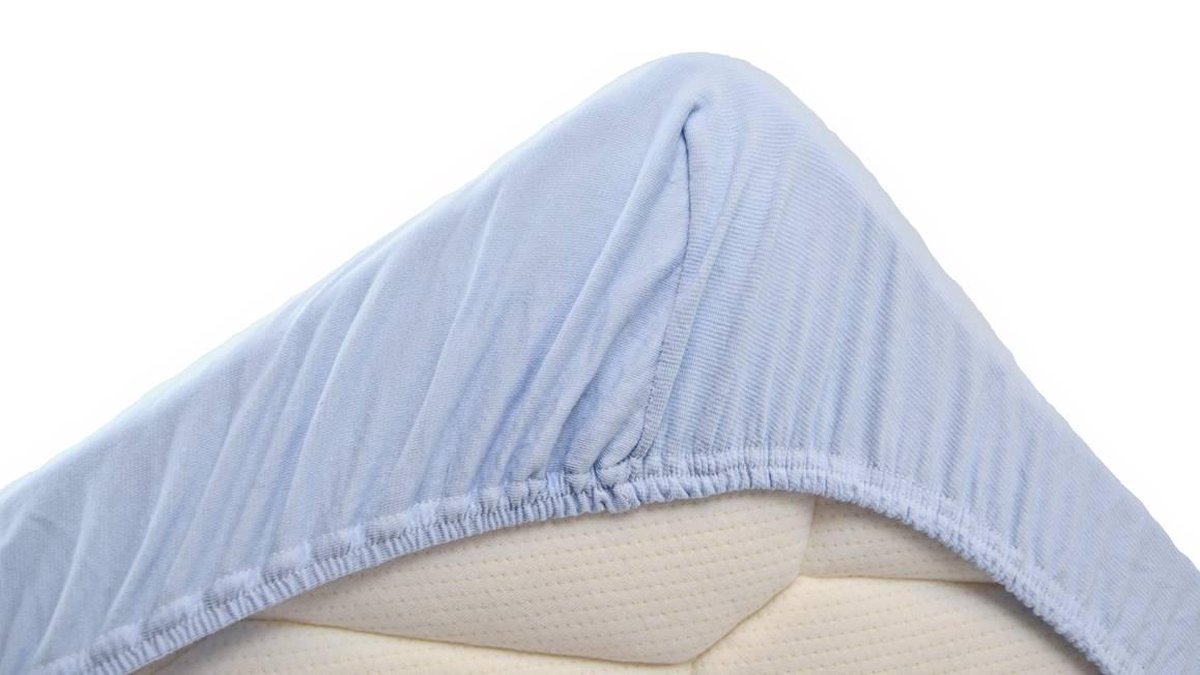 Snoozing dubbel jersey hoeslaken - Ice Blue Snoozing dubbel jersey hoeslaken - Ice Blue