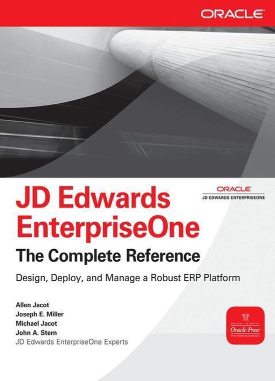 Foto: Oracle press jd edwards enterpriseone the complete reference