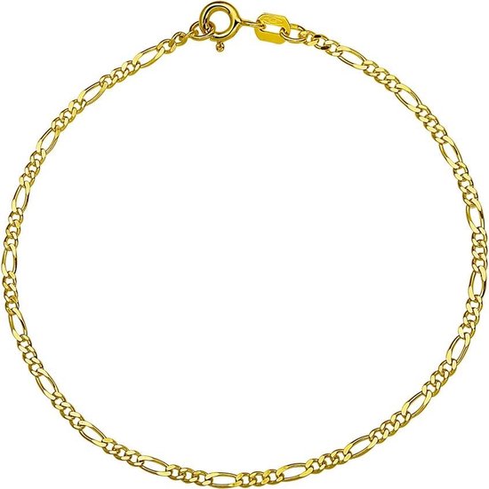 The Jewelry Collection Ketting Figaro 1,8 mm - Goud