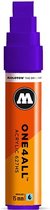 Molotow ONE4ALL 15mm Acryl Marker - Paars - Geschikt voor vele oppervlaktes zoals canvas, hout, steen, keramiek, plastic, glas, papier, leer...