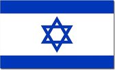 Vlag Israel 90 x 150 cm feestartikelen - Israel landen thema supporter/fan decoratie artikelen