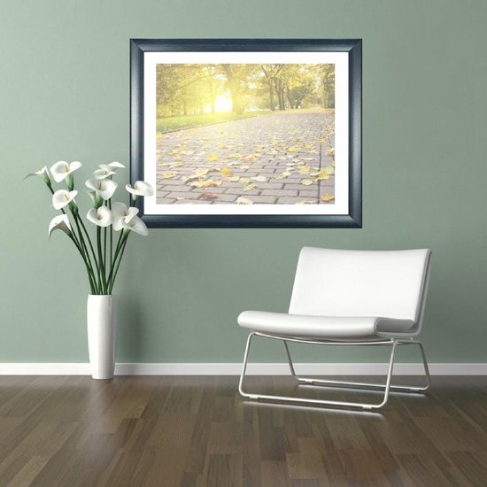 Homedecoration Colorado - Cadre photo - Format photo - 32 x 78 cm - Bleu foncé