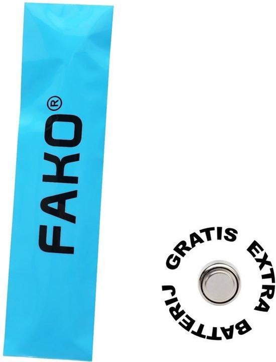 Fako®  - Dames - Horloge - 39 mm - Zwart