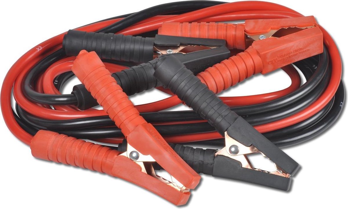 vidaXL Startkabel 500A (2 stuks) Zwart