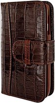 Piel Frama iPhone 6/6S Plus Wallet Croco Brown