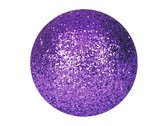 Europalms Kerstbal 3,5cm, violet, glitter 48x