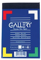 Gallery notitieblok formaat 74 x 105 cm (A7) gelijnd blok van 100 vel 1 stuk