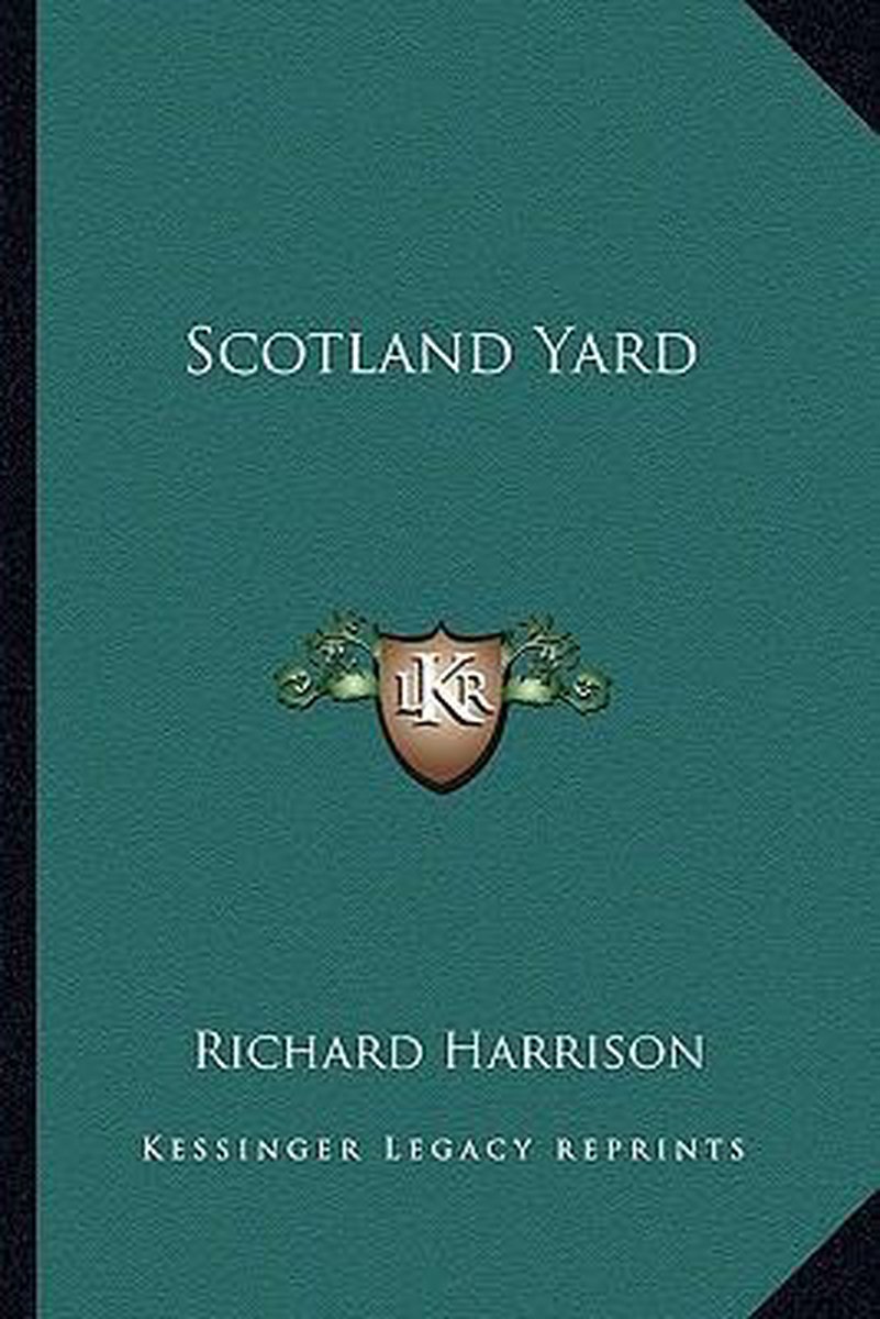 Scotland Yard van Richard A. Harrison