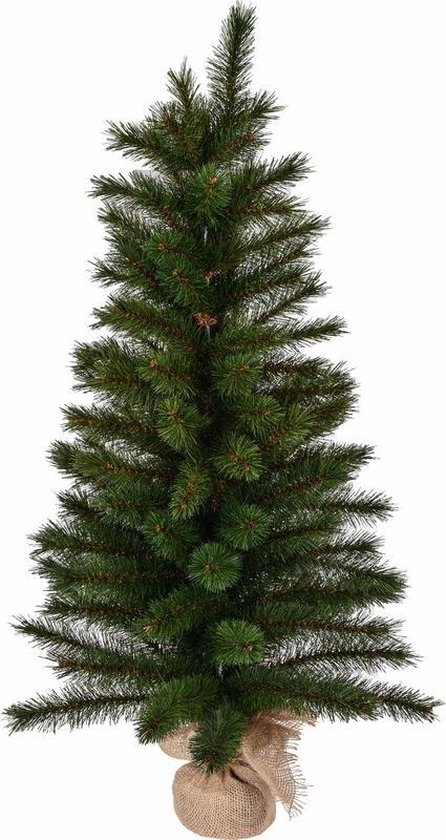 Uit Voldoen gemakkelijk te kwetsen Kleine kunst kerstboom - 90 cm - kunstkerstbomen | bol.com