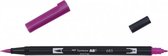 Tombow Brush pen - ABT 685 - Dual Brushpen - Deep magenta - Paars