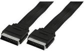 HQ Flat Scart/Scart, 1.5m