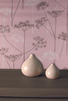 Dutch Wallcoverings Vliesbehang bloem - roze